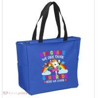 5Th Grade We Are Done 6Th Grade Here We Come Unicorn Meaningful Gift Tote Bag thumb 2