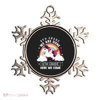5Th Grade We Are Done 6Th Grade Here We Come Unicorn Rainbow Funny Gift Ornament thumb 0