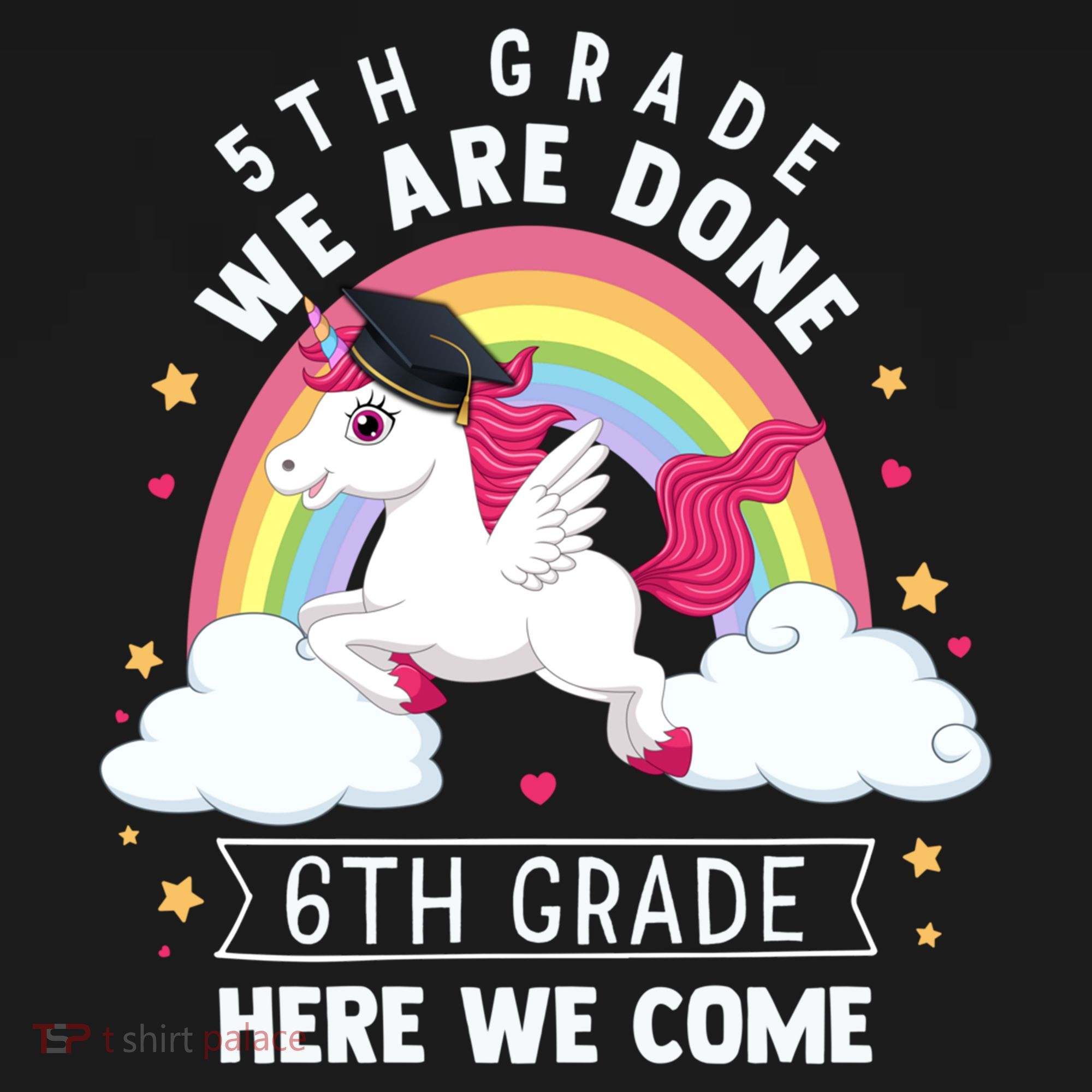 5Th Grade We Are Done 6Th Grade Here We Come Unicorn Rainbow Funny Gift Ornament