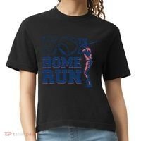 50th Home Run Baseball Birthday Gift Comfort Colors Boxy T-Shirt thumb 0