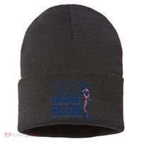 50th Home Run Baseball Birthday Gift Sustainable Knit Beanie thumb 0