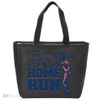 50th Home Run Baseball Birthday Gift Tote Bag thumb 0