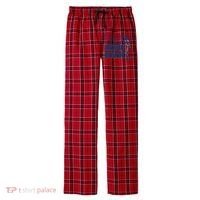 50th Home Run Baseball Birthday Gift Men's Flannel Plaid Pajama Pants thumb 0