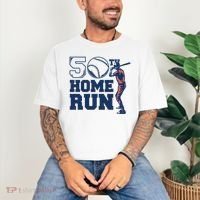 50th Home Run Baseball Birthday Gift Comfort Colors T-Shirt thumb 3