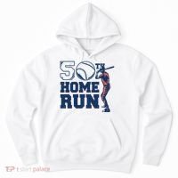 50th Home Run Baseball Birthday Gift Hoodie thumb 0