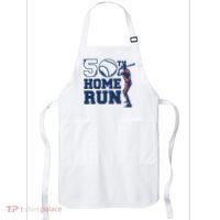 50th Home Run Baseball Birthday Gift Apron thumb 0