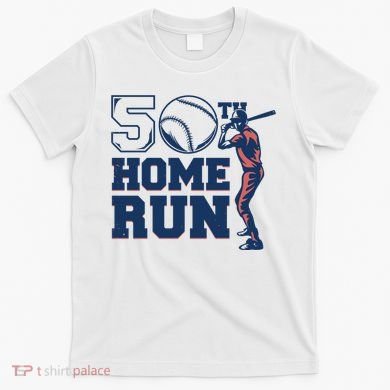 50th Home Run Baseball Birthday Gift T-Shirt