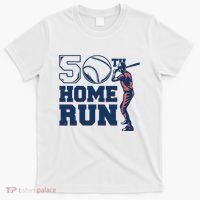 50th Home Run Baseball Birthday Gift T-Shirt thumb 0