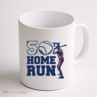 50th Home Run Baseball Birthday Gift Coffee Mug thumb 1