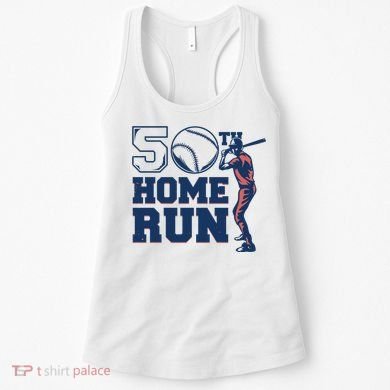 50th Home Run Baseball Birthday Gift Women's Tank Top