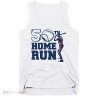 50th Home Run Baseball Birthday Gift Tank Top thumb 0