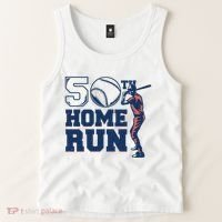 50th Home Run Baseball Birthday Gift Tank Top thumb 2