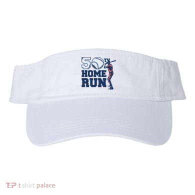 50th Home Run Baseball Birthday Gift Visor