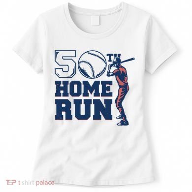 50th Home Run Baseball Birthday Gift Women's T-Shirt