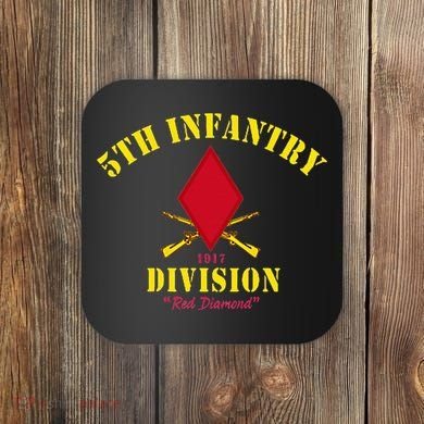 5th Infantry Division Veterans Day Coaster