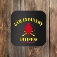 5th Infantry Division Veterans Day Coaster thumb 0
