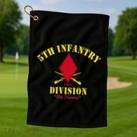 5th Infantry Division Veterans Day Golf Towel thumb 1