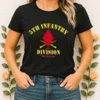 5th Infantry Division Veterans Day Women's T-Shirt thumb 2