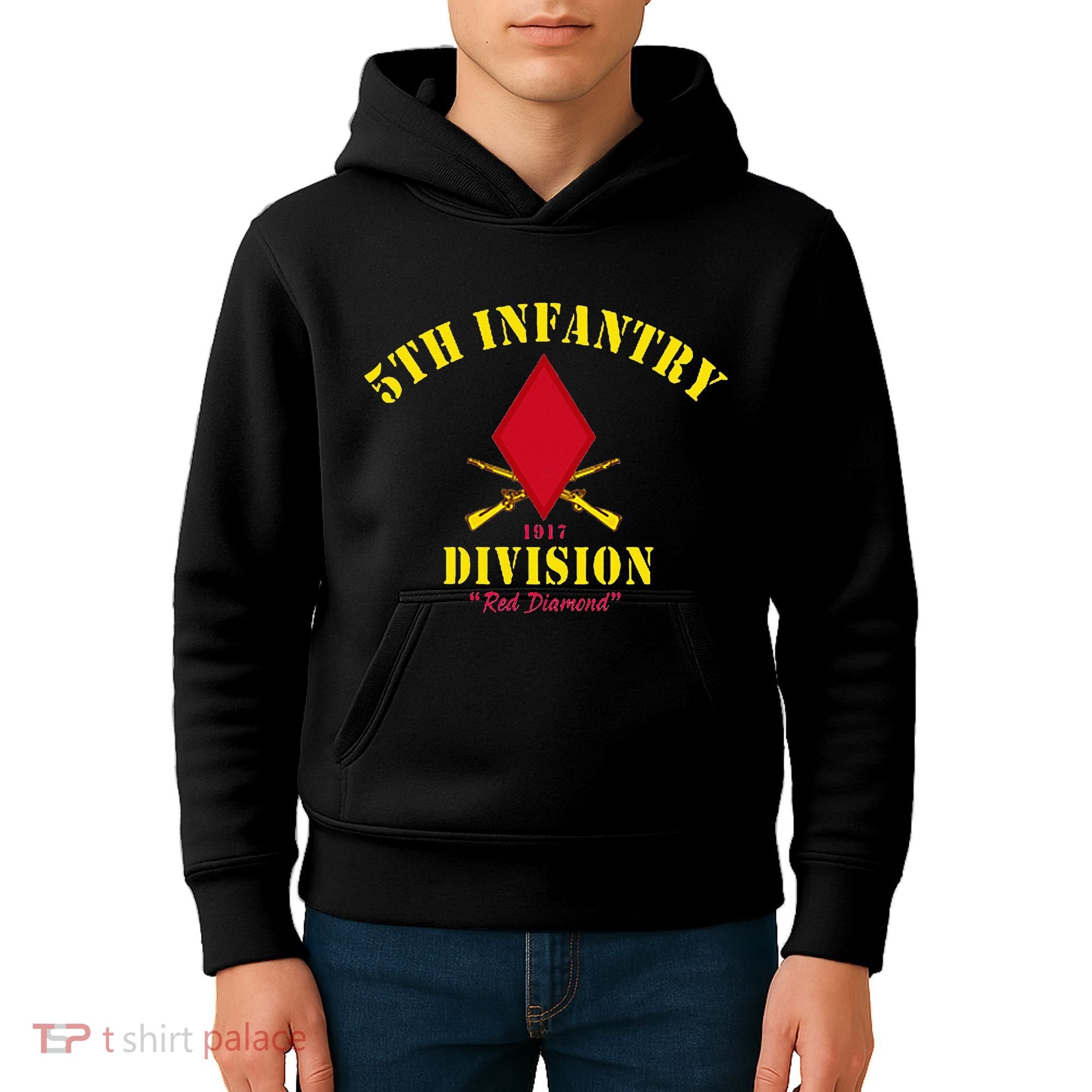 5th Infantry Division Veterans Day Kids Hoodie