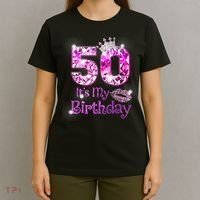 50 It's My Birthday 1972 50th Birthday Gifts WoM.e.n.s Girls T-Shirt thumb 4