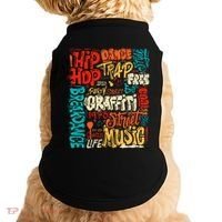 50th Music And Hip Hop Graffiti Cassette Doggie Tank thumb 0