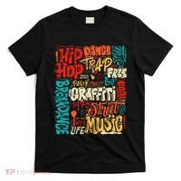 50th Music And Hip Hop Graffiti Cassette T-Shirt thumb 0