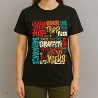 50th Music And Hip Hop Graffiti Cassette T-Shirt thumb 4