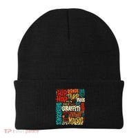 50th Music And Hip Hop Graffiti Cassette Beanie thumb 0