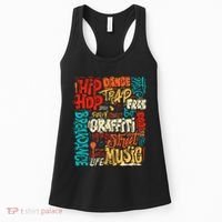 50th Music And Hip Hop Graffiti Cassette Women's Tank Top thumb 0