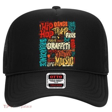 50th Music And Hip Hop Graffiti Cassette Hat
