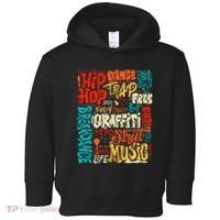 50th Music And Hip Hop Graffiti Cassette Toddler Hoodie thumb 0