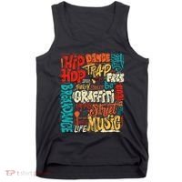 50th Music And Hip Hop Graffiti Cassette Tank Top thumb 0
