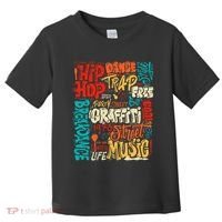 50th Music And Hip Hop Graffiti Cassette Toddler T-Shirt thumb 0