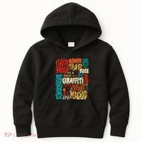 50th Music And Hip Hop Graffiti Cassette Kids Hoodie thumb 0