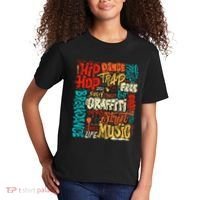 50th Music And Hip Hop Graffiti Cassette Kids T-Shirt thumb 2