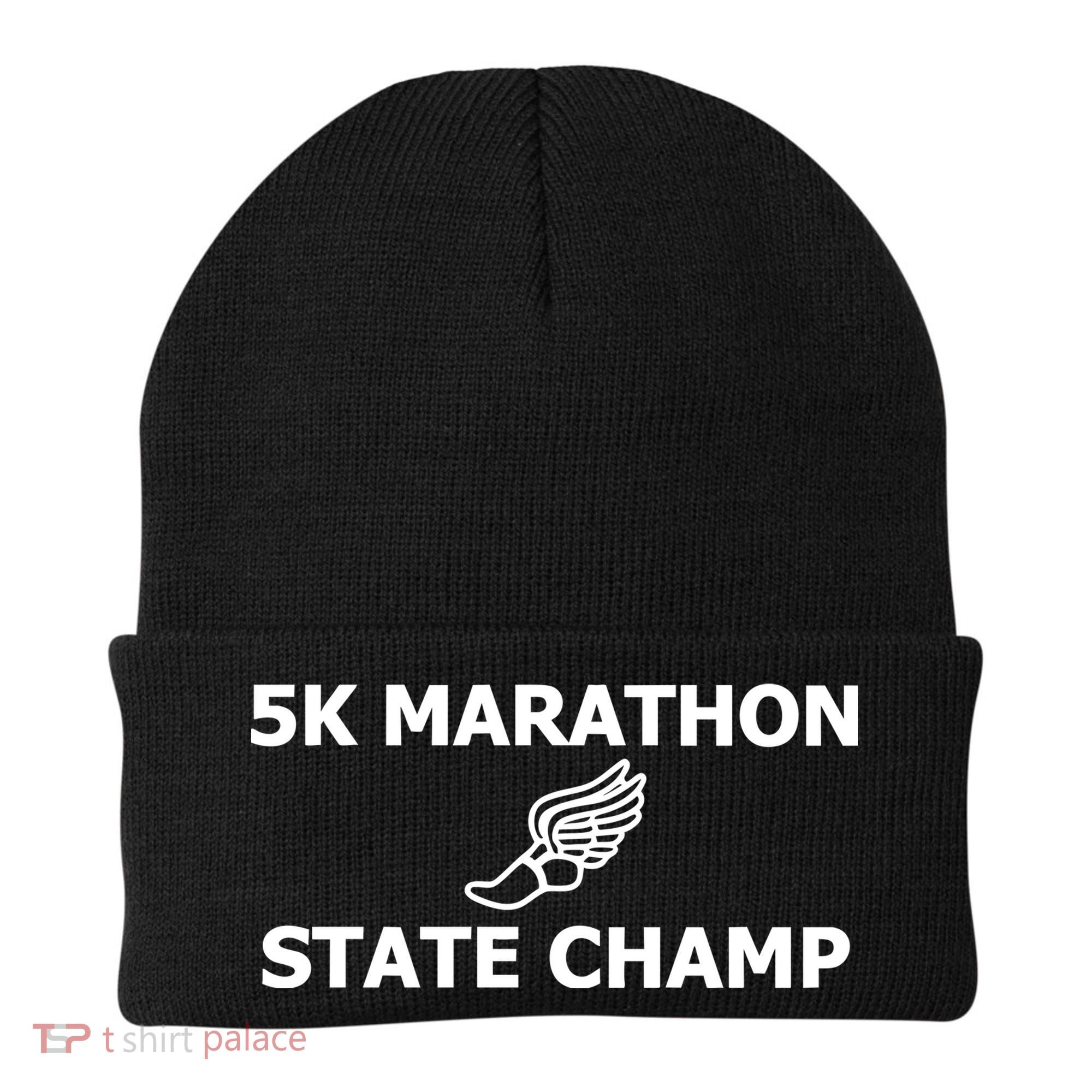 5k Marathon State Champ Beanie