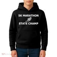 5k Marathon State Champ Kids Hoodie thumb 4