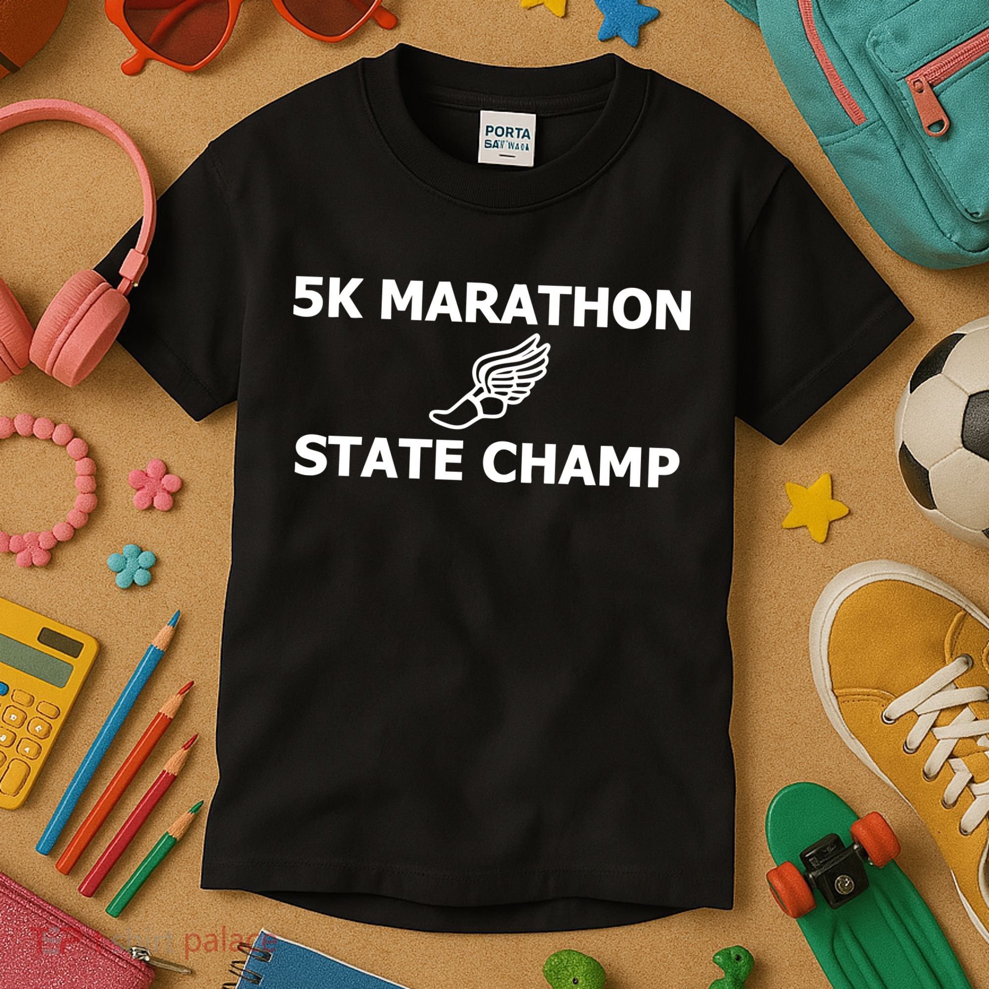 5k Marathon State Champ Kids T-Shirt
