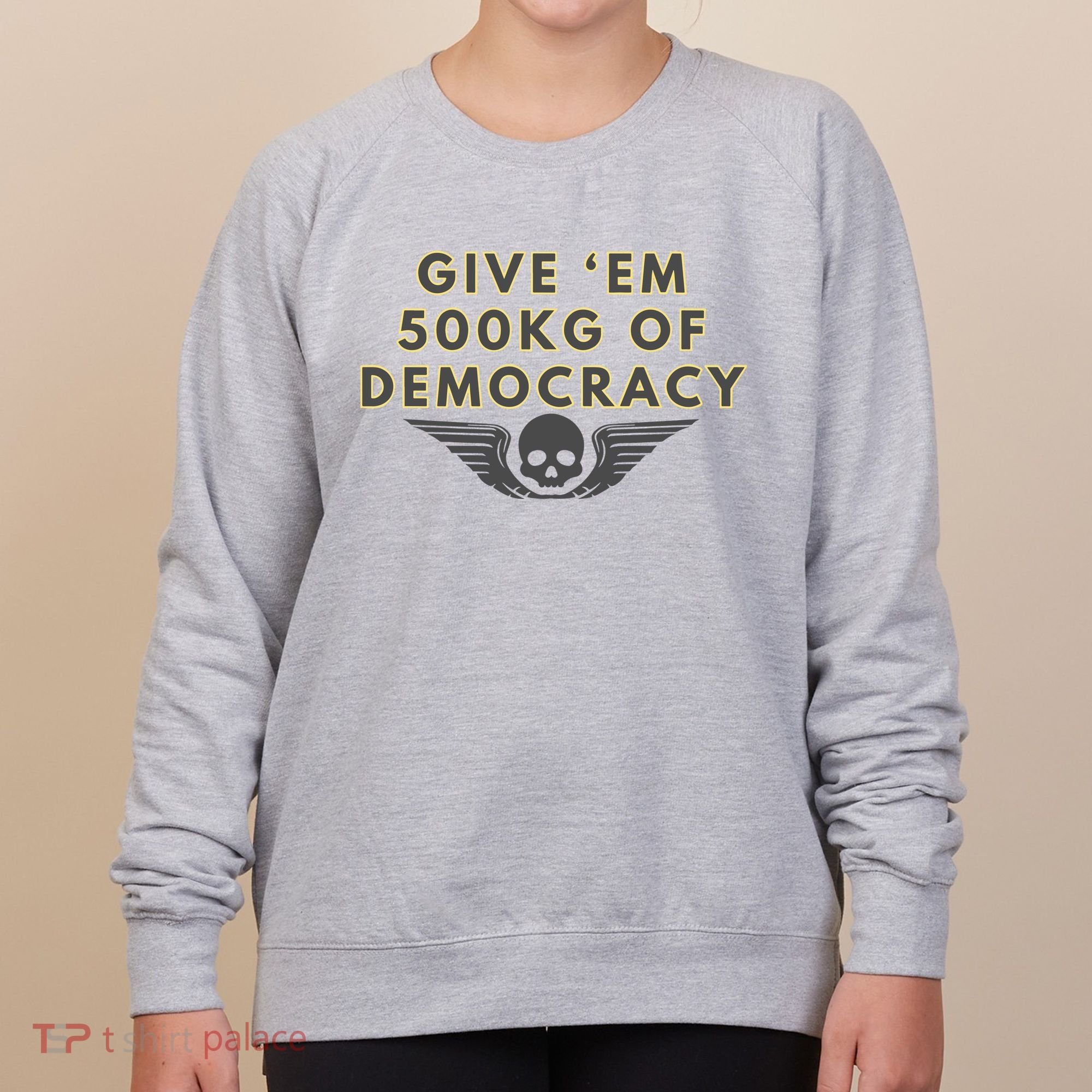 500kg Of Democracy Divers 2 Funny Game Women's Sweatshirt