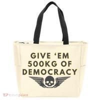 500kg Of Democracy Divers 2 Funny Game Tote Bag thumb 0