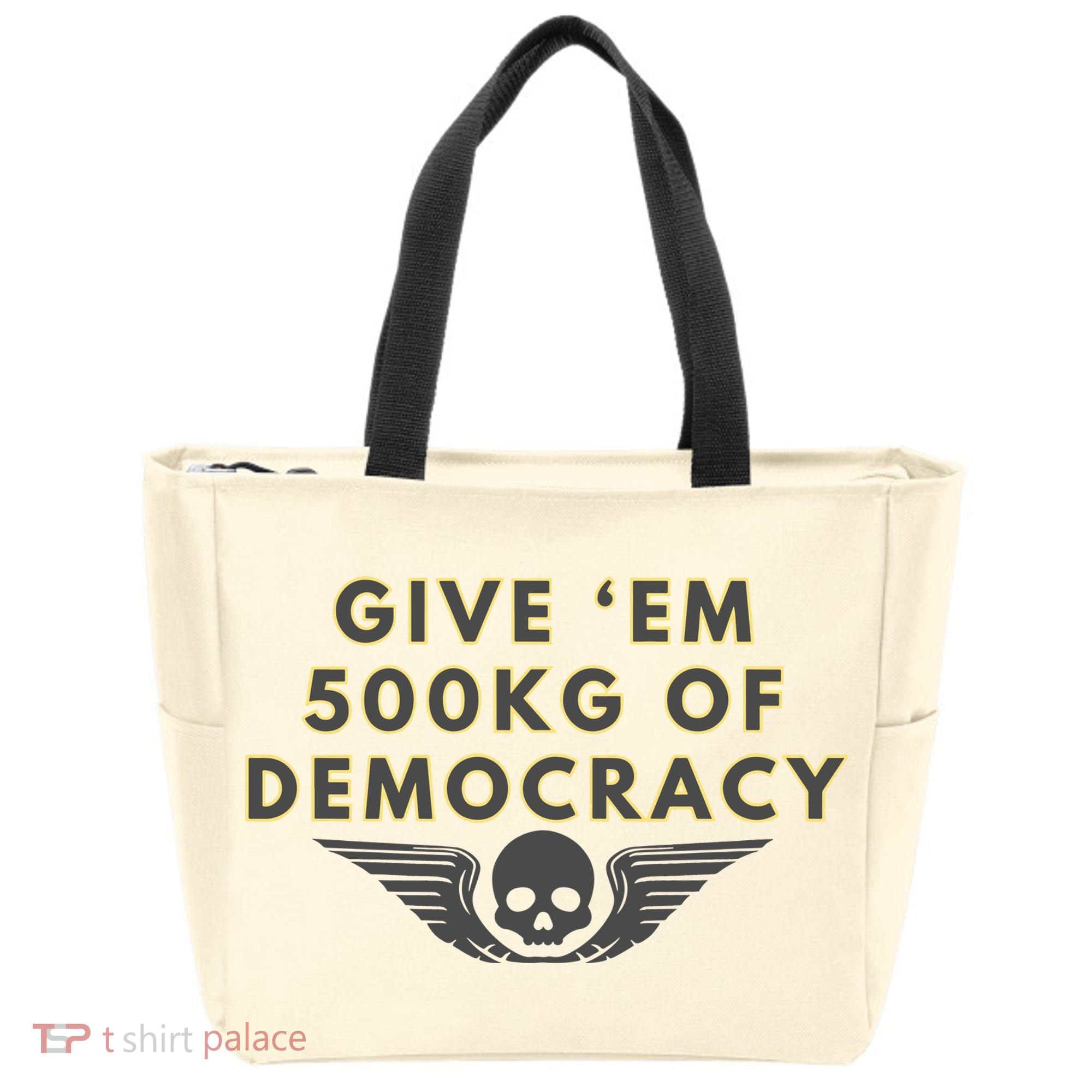 500kg Of Democracy Divers 2 Funny Game Tote Bag