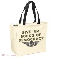 500kg Of Democracy Divers 2 Funny Game Tote Bag thumb 2