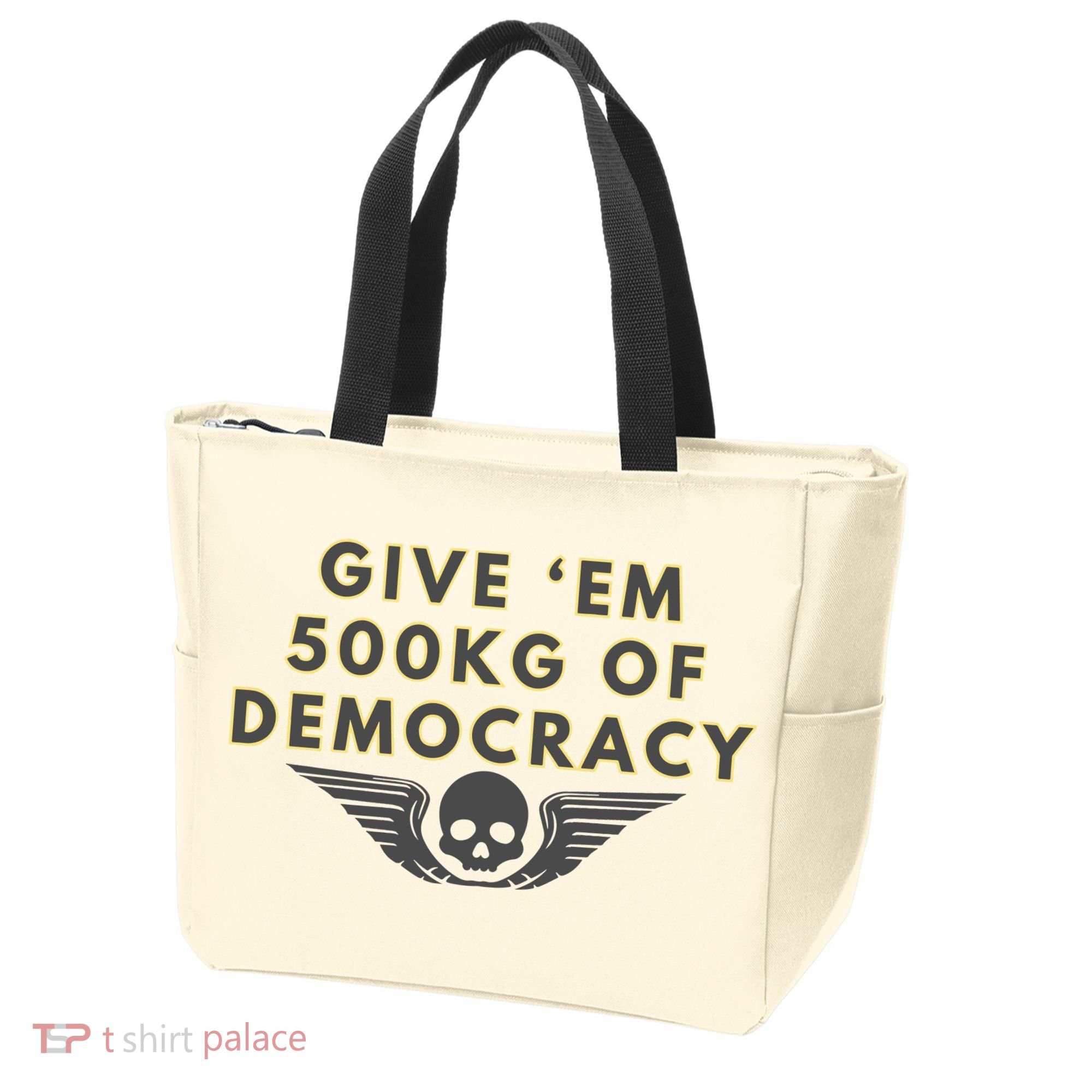 500kg Of Democracy Divers 2 Funny Game Tote Bag