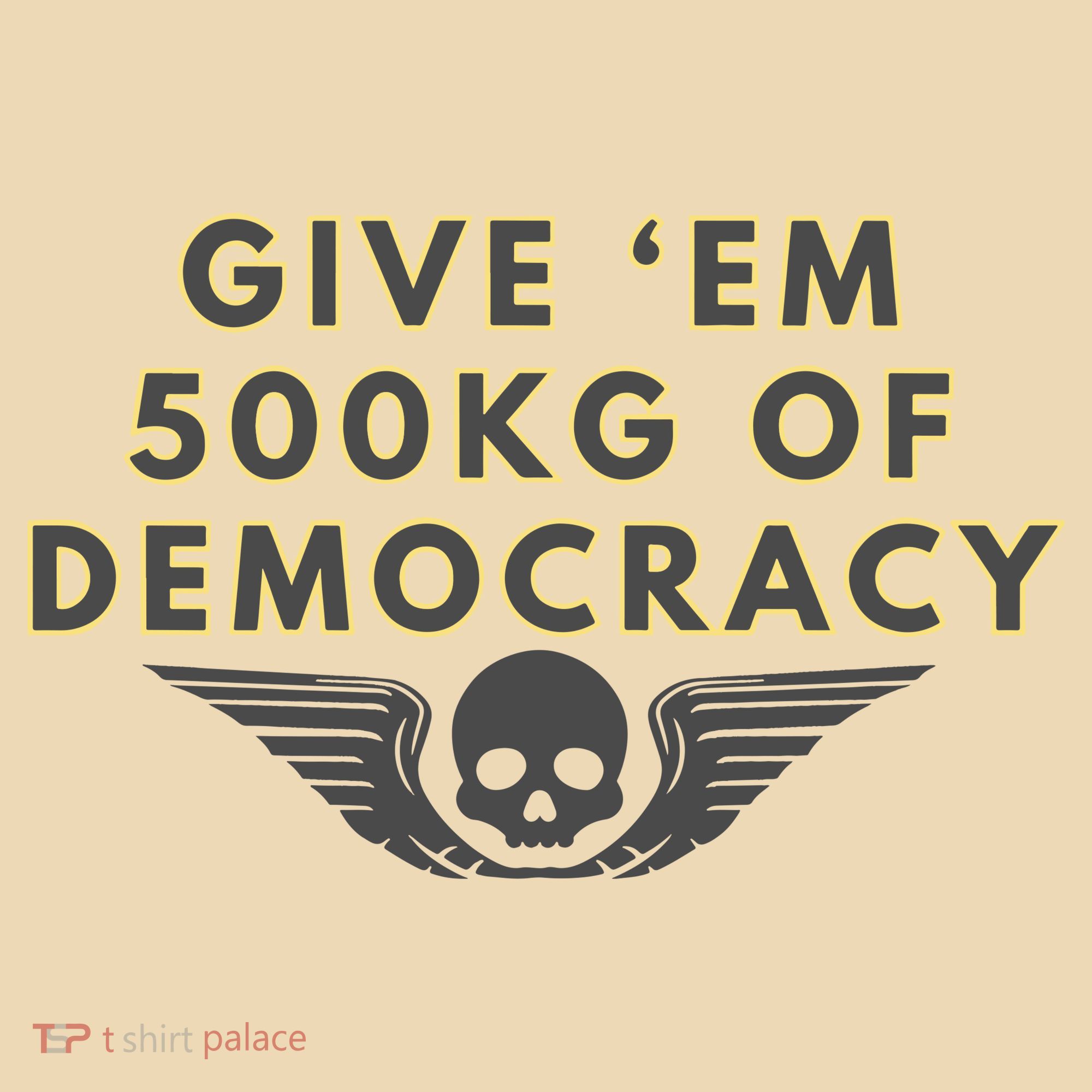 500kg Of Democracy Divers 2 Funny Game Tote Bag