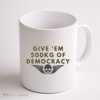 500kg Of Democracy Divers 2 Funny Game Coffee Mug thumb 1