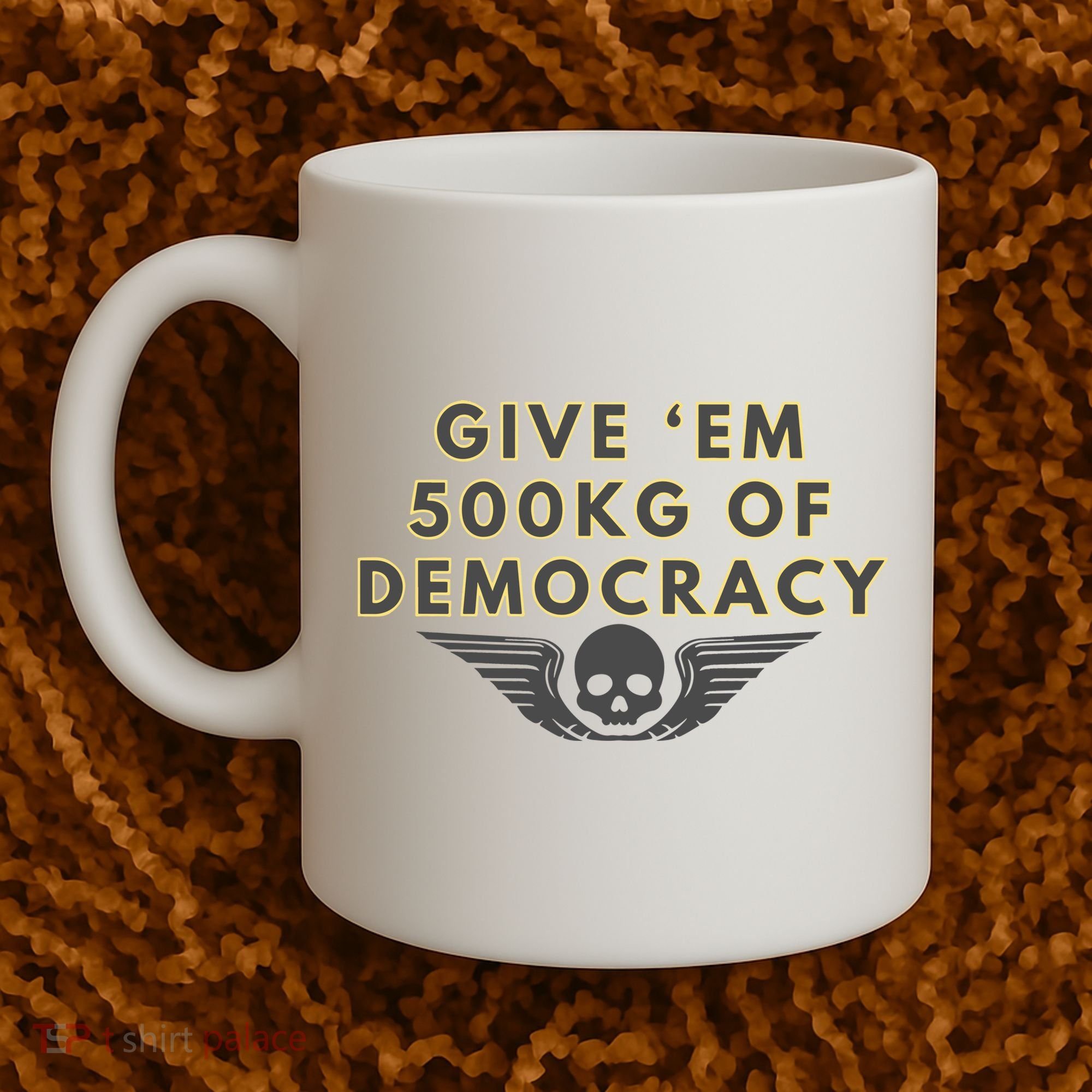 500kg Of Democracy Divers 2 Funny Game Coffee Mug