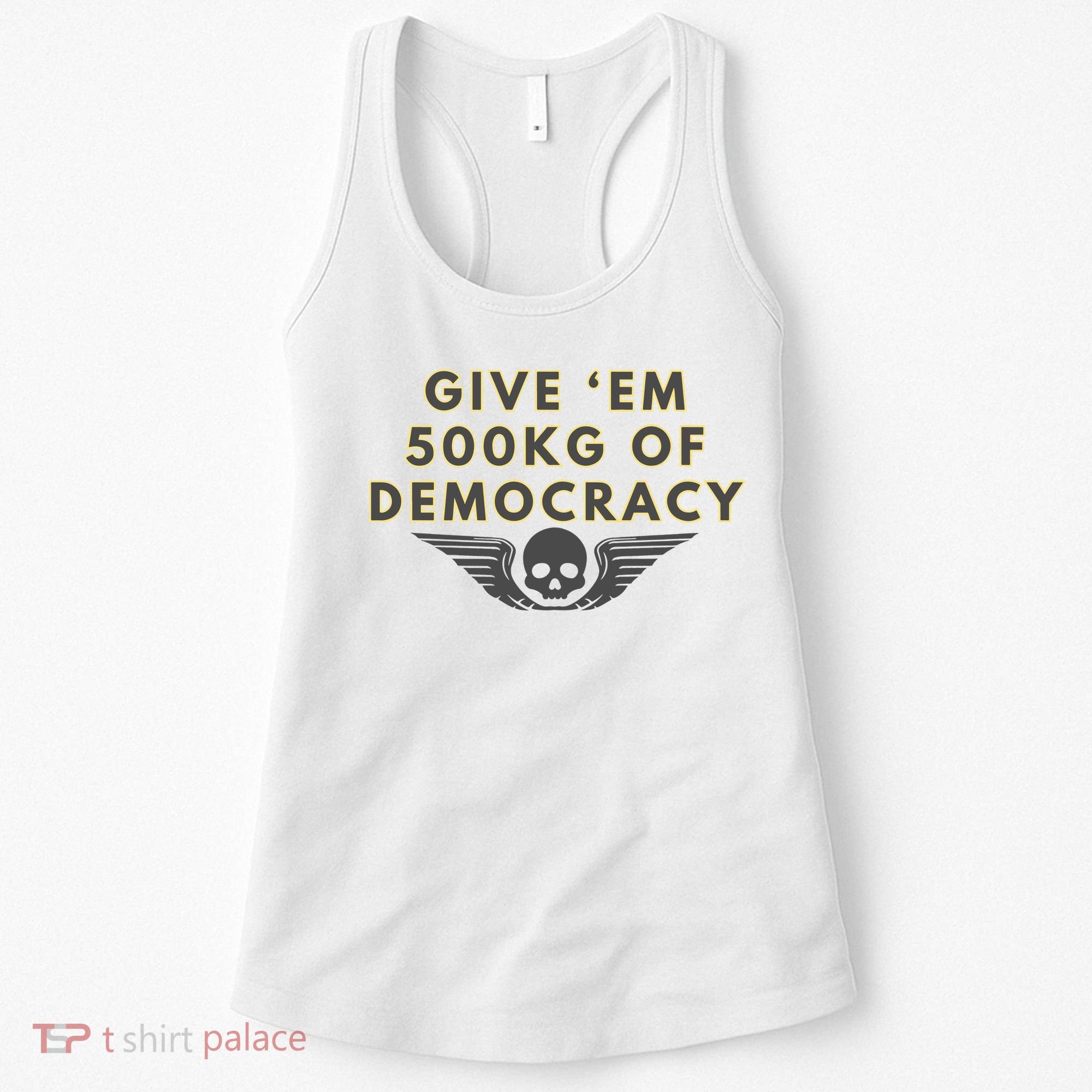 500kg Of Democracy Divers 2 Funny Game Women's Tank Top