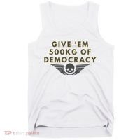 500kg Of Democracy Divers 2 Funny Game Tank Top thumb 0