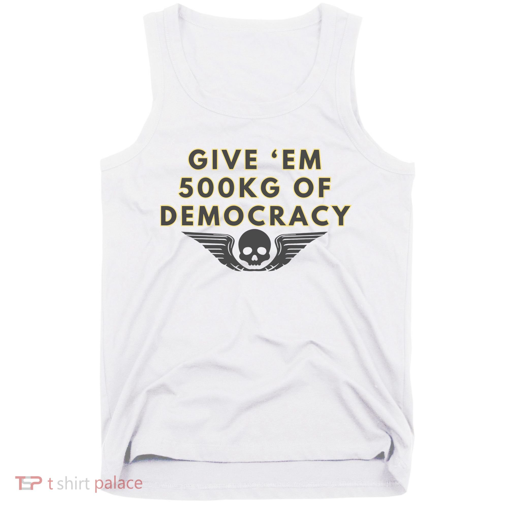 500kg Of Democracy Divers 2 Funny Game Tank Top