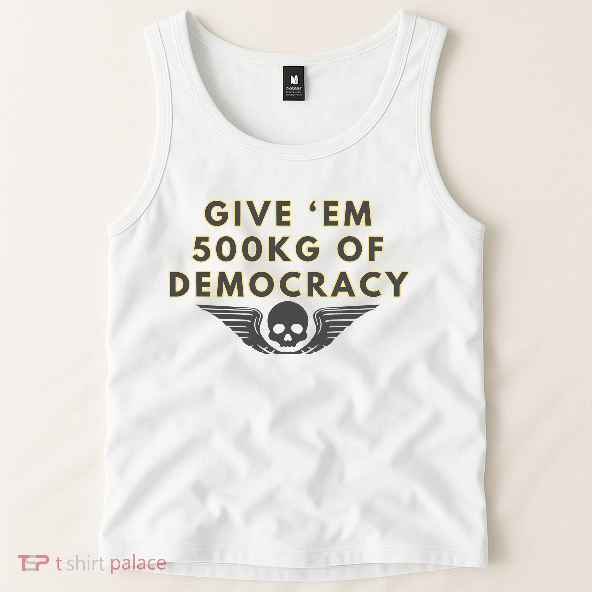500kg Of Democracy Divers 2 Funny Game Tank Top